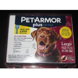 PetArmor plus flea & tick treatment for large dogs