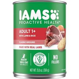 IAMS ProActive Health Classic Ground with & Whole Grain Rice Adult Wet Dog Food 13.2-oz, case of 12