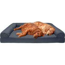 FurHaven Hundebett gesteppt, traditionelles Sofa, Wohnzimmer-Couch, Jumbo Plus