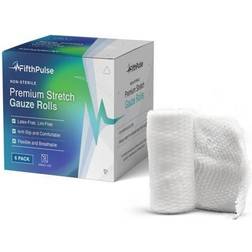 HP FifthPulse Stretch Gauze Bandages, Latex Lint Wrapped