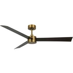Beacon Dc Ceiling Fan Climate IV Brass with Remote