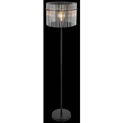 Globo 152 cm Rökgrå Glas Metall Golvlampa