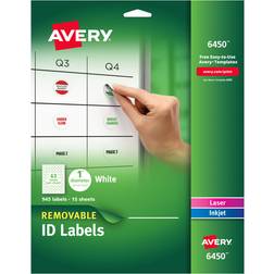 Avery Multiuse Removable Round Labels with Sure Feed 1" 945pcs