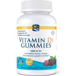 Nordic Naturals Vitamin D3 1000 IU Wild Berry 60 Stk.