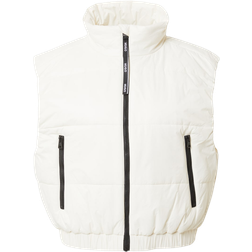 HUGO BOSS Felere Water Repellent Cropped Gilet - White