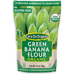 Let's Do Organic Green Banana Flour 396g 1Pack