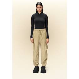 Rains Beige Regular Cargo Pants