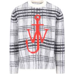 JW Anderson Gråternet Logo Sweater - Grå