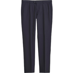 Oscar Jacobson Denz Wool Trousers - Navy