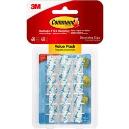 Command Decor Adhesive Clip 17026CLR-40ES Crochet pour Image 40pcs