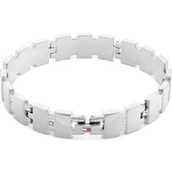 Tommy Hilfiger Crystal-Embellished Stainless Steel Watch Links Bracelet One