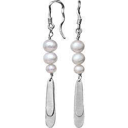 Maanesten Smilla Earrings - Silver/Pearls