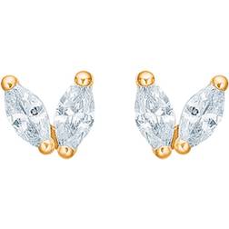 Mads Z Emilia Earsticks ct. Gold w. Zirk 3317159 Woman Gold