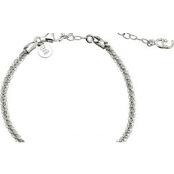 CU Jewellery Roof Big Plain Braclet - Sølv