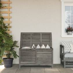 vidaXL Anthracite Garden Storage Box 99 x 49.5 x 58.5 cm