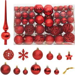 vidaXL Bauble Set Ball Christmas Tree Ornament