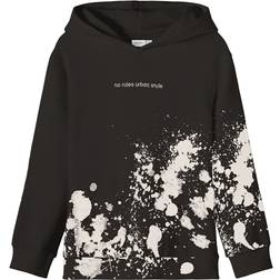 Name It Kid's Long Sleeved Hoodie - Black