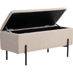 House Nordic Watford Beige Oppbevaringsbenk 95x46cm