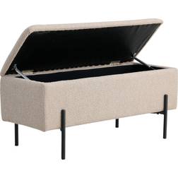 House Nordic Watford Beige Storage Bench 95x46cm