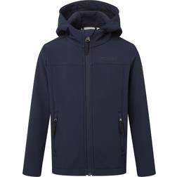 Tog24 Koroma Kids Softshell Hooded Jacket Navy