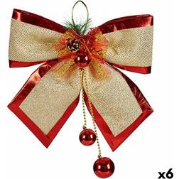 Schleife Rot Gold Weihnachtsbaumschmuck