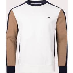 Lacoste Classic Logo Sweatshirt Beige/Black/Brown