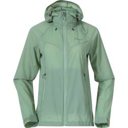Bergans Skar Light Windbreaker Jacket W Jade Green Storlek XS