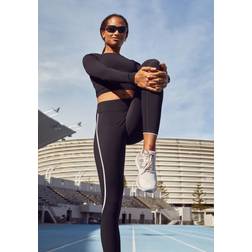 Casall Sculpture Running Tights, Liquid Black