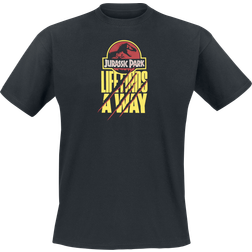 Jurassic Park Life Finds Way T-Shirt black