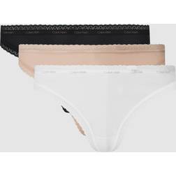 Calvin Klein 3-pak Bottoms Up Refresh Thongs Mixed