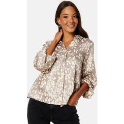 Vero Moda Merle L/S V-Neck Top Fungi