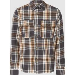 Only & Sons Scott Ternet Overshirt Herre Størrelse: Grå