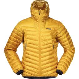 Bergans Men's Senja Down Light Jacket With Hood, XXL, Light Golden Yellow