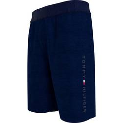 Tommy Hilfiger Tonal Logo Relaxed Lounge Shorts - Darkblue
