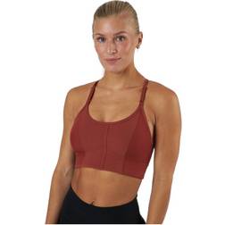 Nike Yoga Dri-fit Indy Women’s Light-Support Padded Longline Sports Bra - Rød
