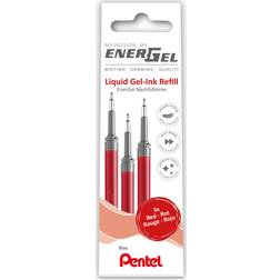 Pentel Refill Energel 3-pak 0.5 Rød