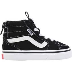 Vans Filmore Hi Zip Sneaker, Suede/Canvas Black/White