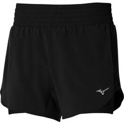 Mizuno 2in1 4.5 Short Women - Black