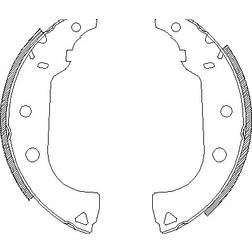 Remsa Bromsbackar, sats Fiat Strada