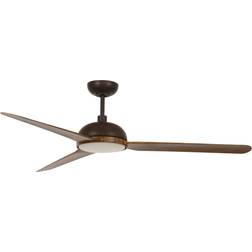 Beacon LED-Deckenventilator Unione, bronze/koa