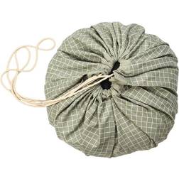 Play&Go Legetæppe Ø140 Grid Green OneSize Legetæppe