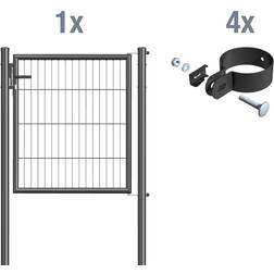 Alberts 632991 Einstab-Gittermatten-Einzeltorset zinkphosphatiert