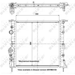 NRF kühler, motorkühlung 58196