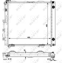NRF Kühler, Motorkühlung 504258