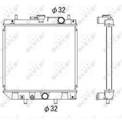 NRF 53276 kühler motorkühlung