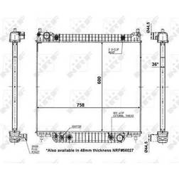NRF 58155 Kühler, Motorkühlung