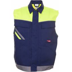 Planam Visline Vest - Marine/Gul/Zink