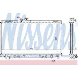 engine cooling 64653A Nissens 64653A