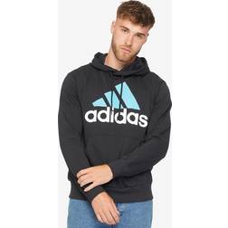 adidas Essentials Logo Hoodie För Män - Black