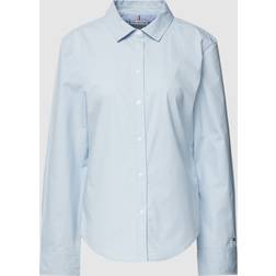 Tommy Hilfiger Skjorta Org Co Poplin Regular Shirt LS Blå